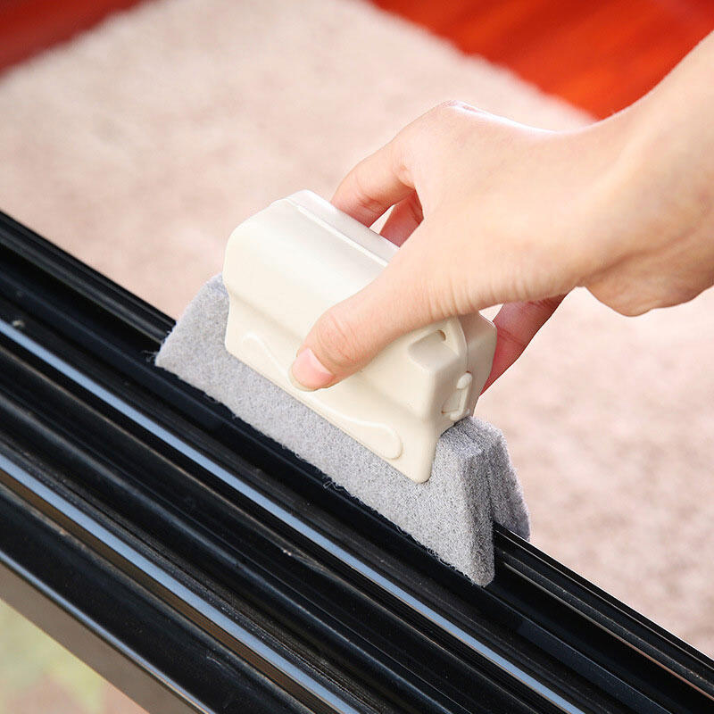 

Home Decor Groove Gap Door Window Track Cleaning Brush, Beige