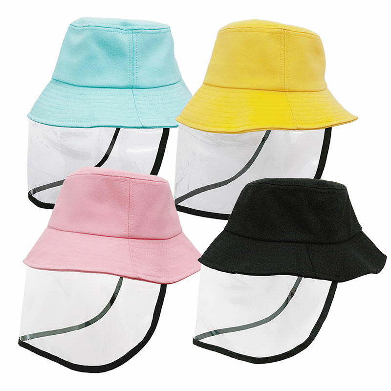 

Children's Fisherman Hat with Splash-Proof Face Shield, Blue;pink;yellow, 468159