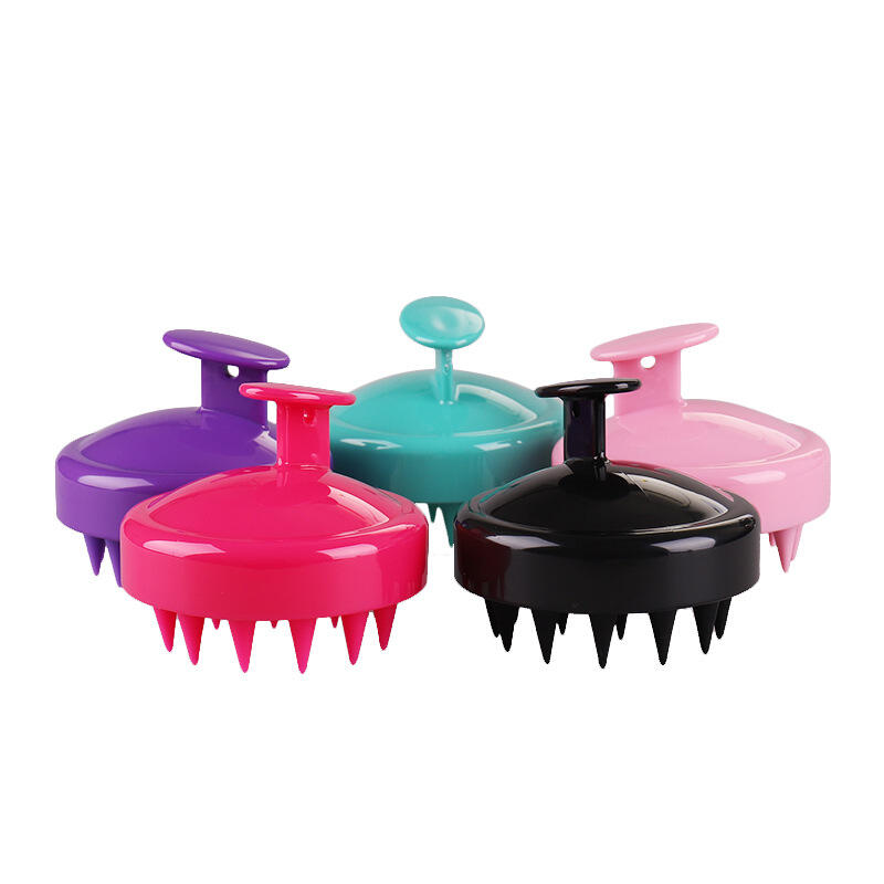 

Pet Manual Soft Silicone Massage Shower Brush, Pink