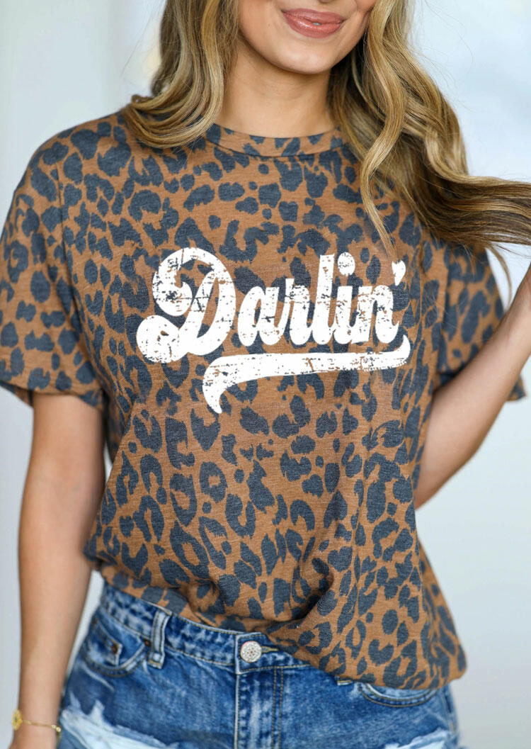 

Leopard Darlin' T-Shirt Tee, 468801