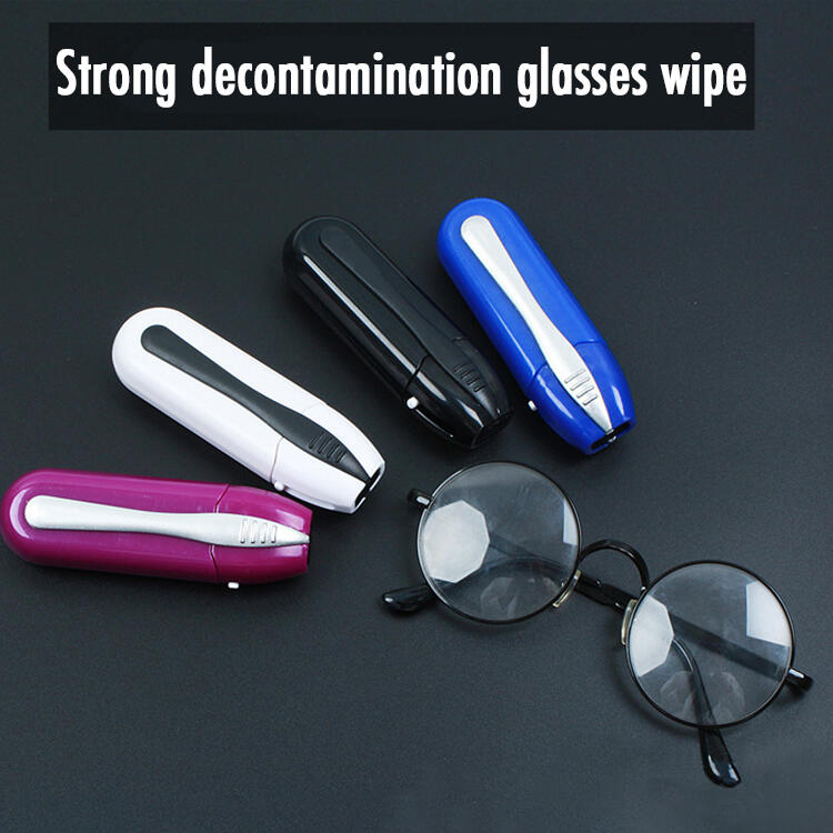 

Home Decor Microfiber Soft Glasses Cleaning Brush, White