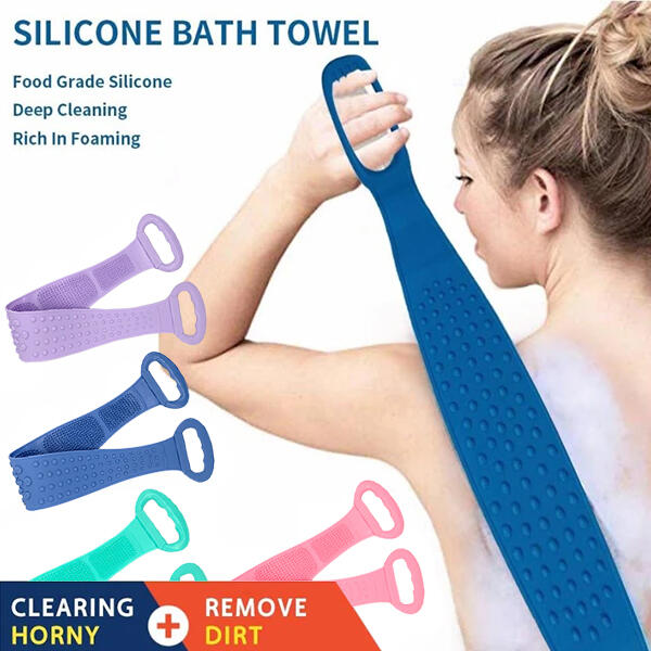 

Bed & Bath Silicone Bath Towel in Pink. Size