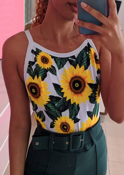 

Presale - Sunflower Camisole without Necklace - White, 469134