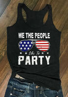 Fashionable Summer Outfits We The People Like To Party American Flag Tank