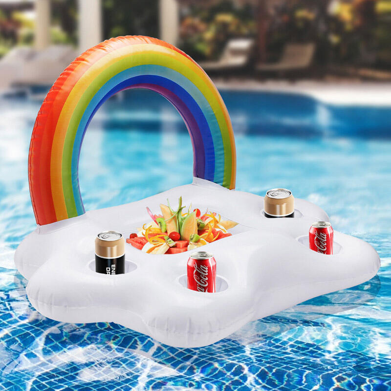 

Summer Inflatable Floating Row Swimming Ring, Multicolor, 469423