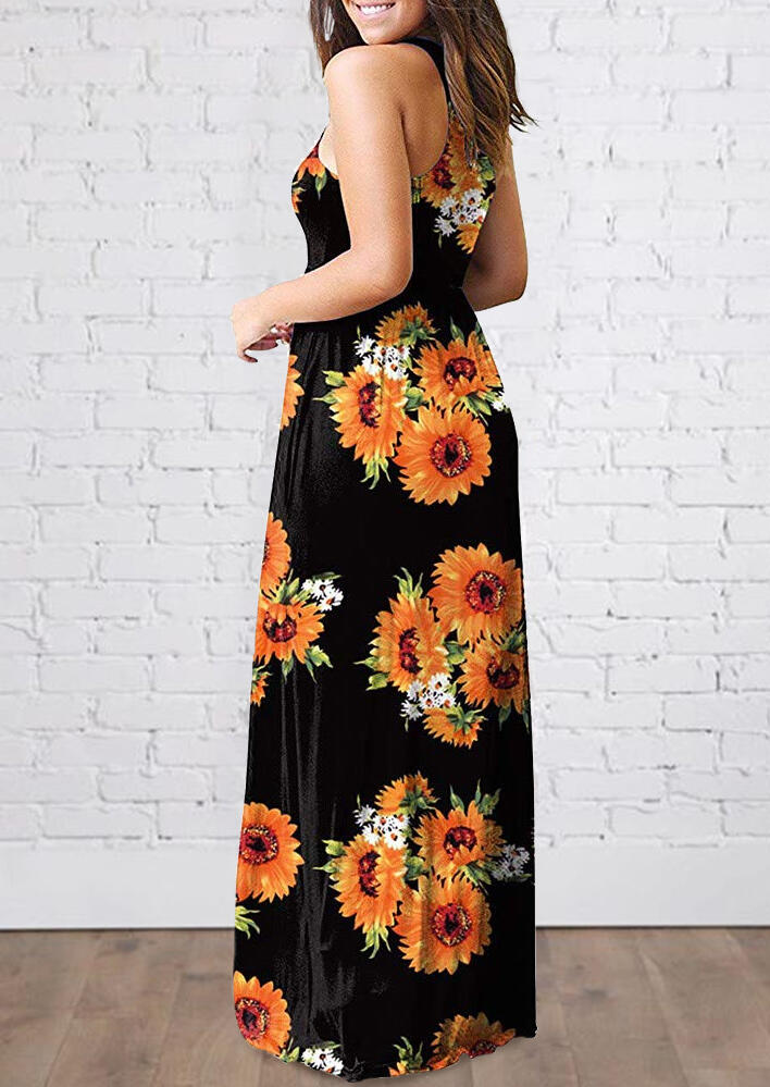 torrid sunflower maxi dress