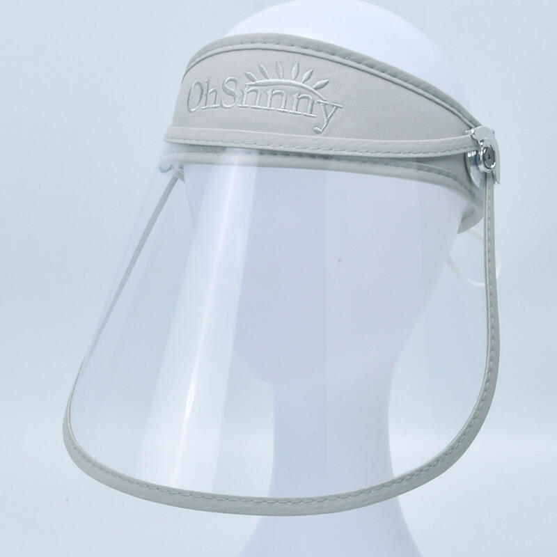 

Hats Windproof Splash-Proof Face Shield in Black,Gray,Light Green. Size