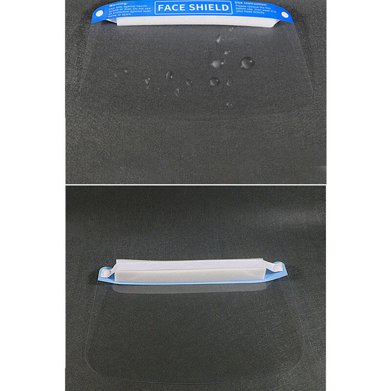 

Hats Splash-Proof Isolation Clear Face Shield in Blue. Size