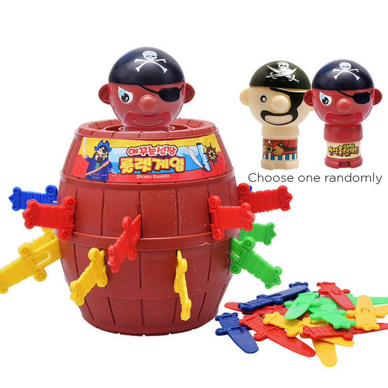 

Funny Gadget Pirate Barrel Game Toy, Brown, 469981
