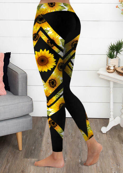 

Tank Tops Sunflower American Flag Racerback Tank Top in Black. Size