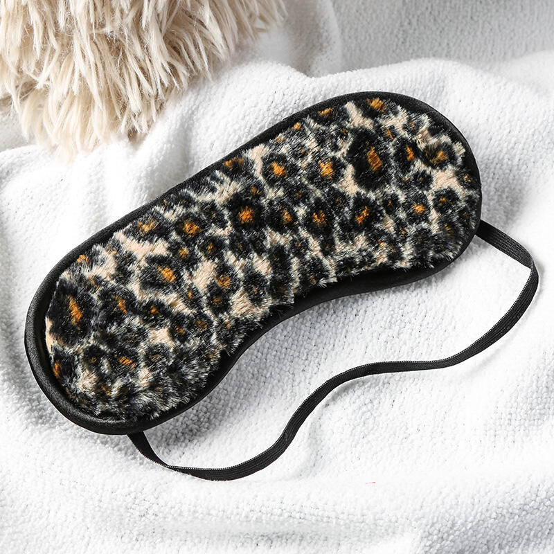 

Comfortable Soft Leopard Print Adjustable Sleep Mask Eye Mask
