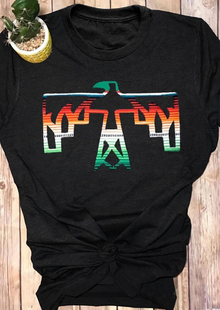 

Tees T-shirts Gradient Thunderbird T-Shirt Tee in Black. Size