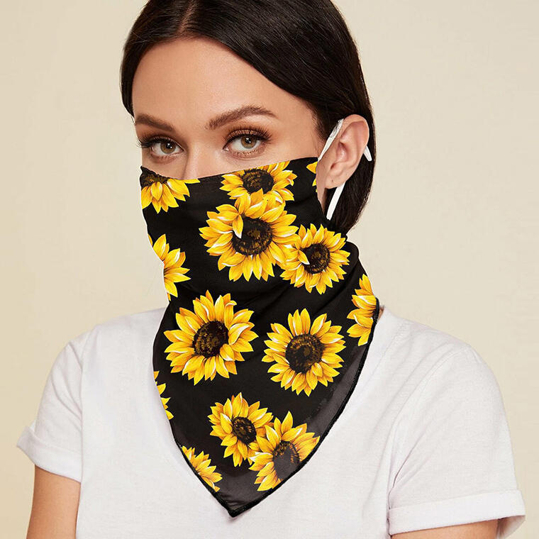 

Sunflower Earloop Face Veil, Black, 470368