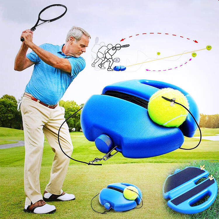 

Portable Tennis Training Tool in Fluorescent Green. Size