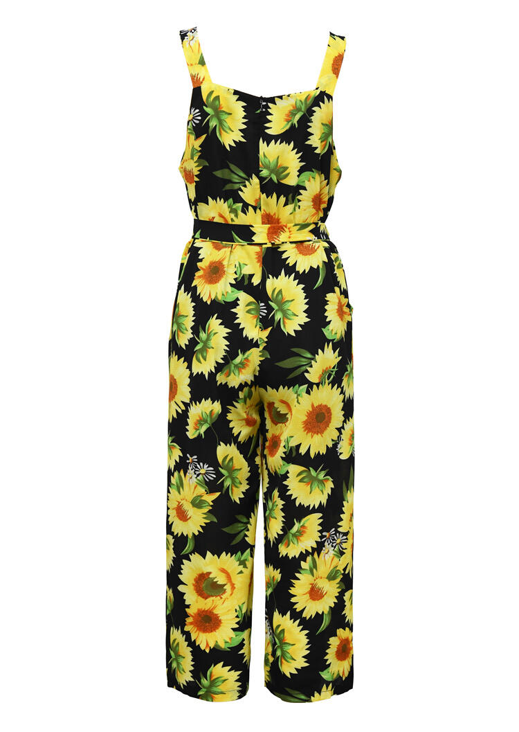 jumpsuit sunflower