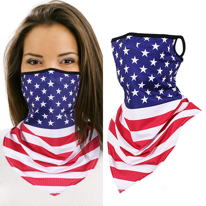 

Scarves American Flag Star Face Scarf - Stripe. Size