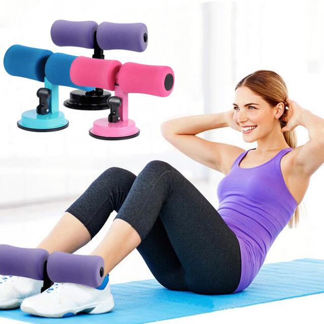 

Portable Self-Suction Sit-up Bar Abdominal Core Trainer, Pink