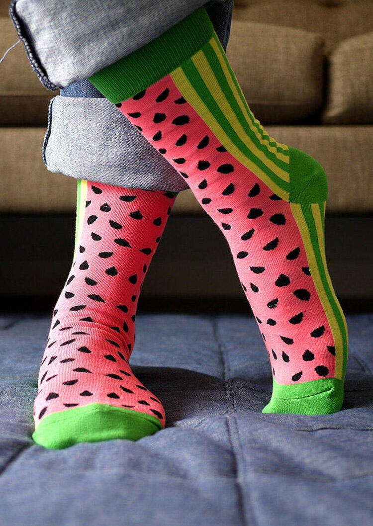 

Socks Presale - Cute Watermelon Striped Socks. Size, Multicolor