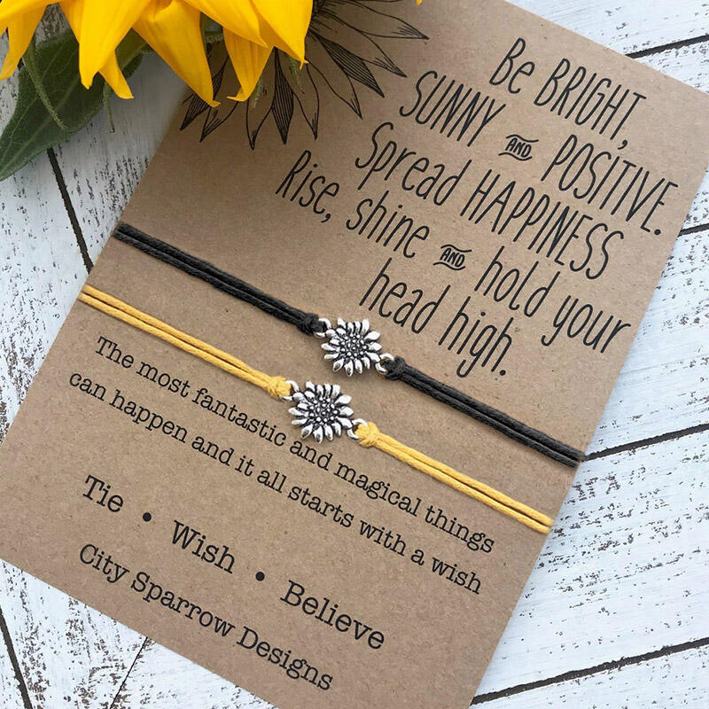 

Sunflower Braid Alloy Bracelet - Silver, 471871