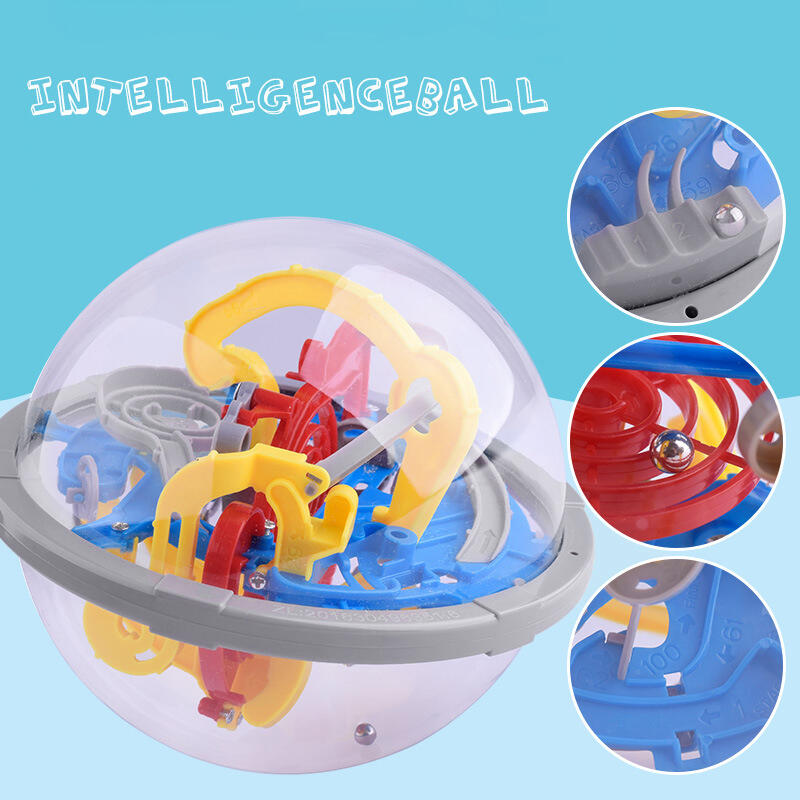 

3D Labyrinthine Puzzle Magic Ball Toys, Multicolor, 472178