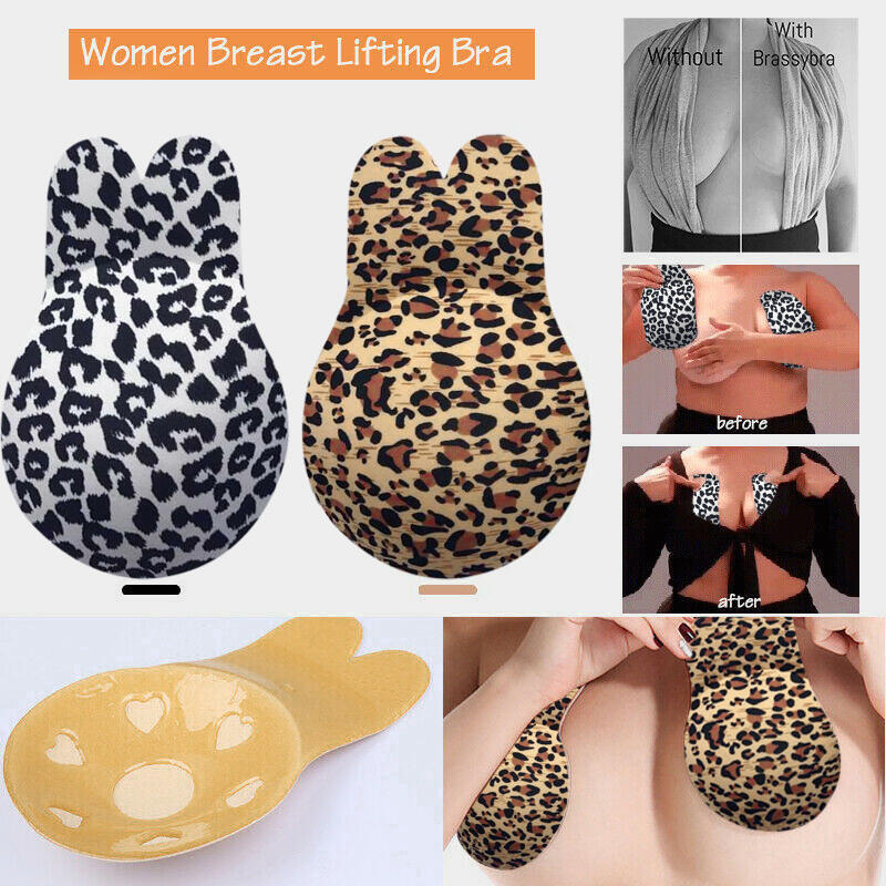 

Bras Leopard Breast Lifting Adhesive Bra in Leopard. Size