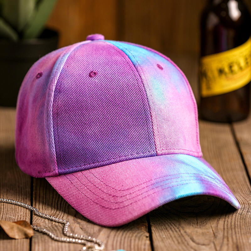 Tie Dye Baseball Cap - Purple - Fairyseason