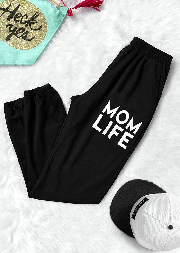 

Activewear Mom Life Pocket Activewear Sports Leggings in Black. Size
