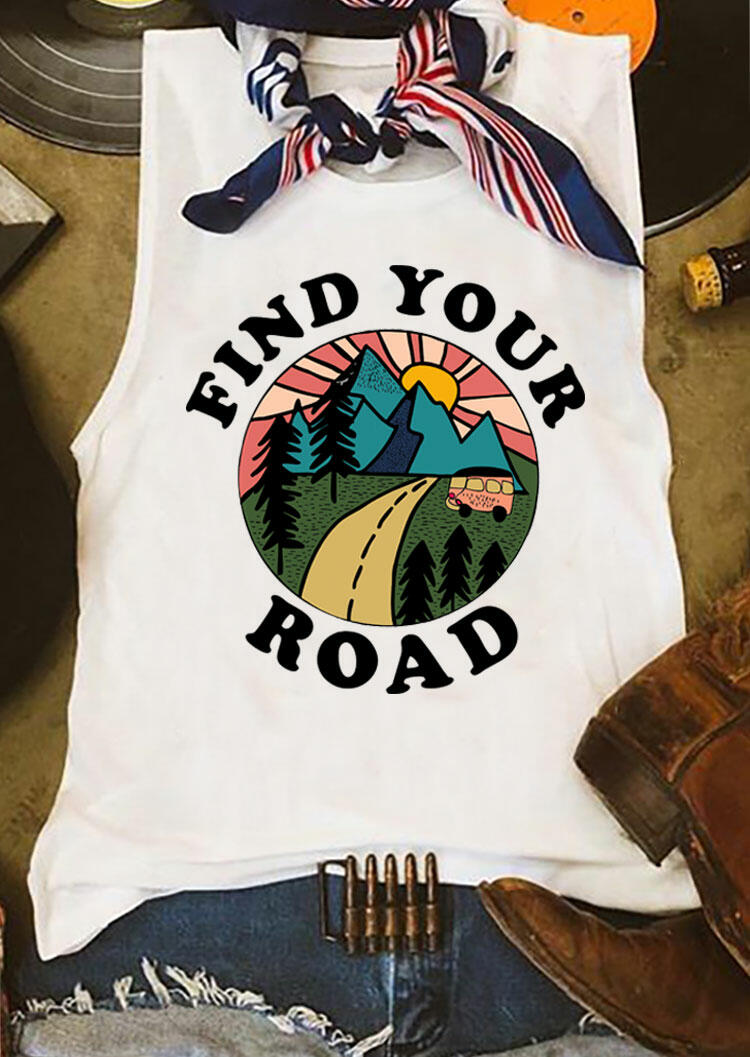 

Find Your Road Tank without Silk Scarf - White, 472549