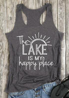 The Lake Is My Happy Place Tank