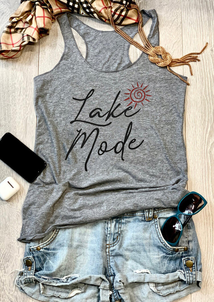 

Lake Mode O-Neck Tank - Gray, 473265