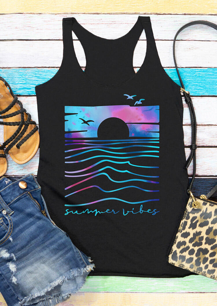 

Summer Vibes Tank - Black, 473720