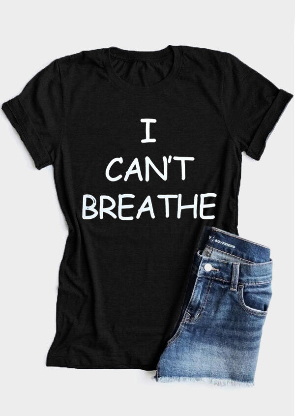 

T-shirts Tees Letter O-Neck T-Shirt Tee in Black. Size: ,M,L,XL