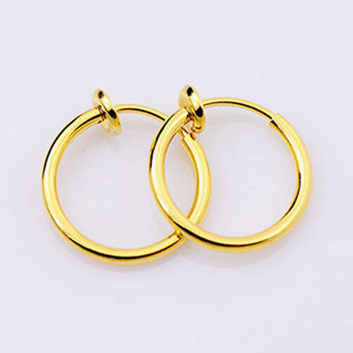 

Non Piercing Fake Nose Ring, Black;gold;silver, 50197