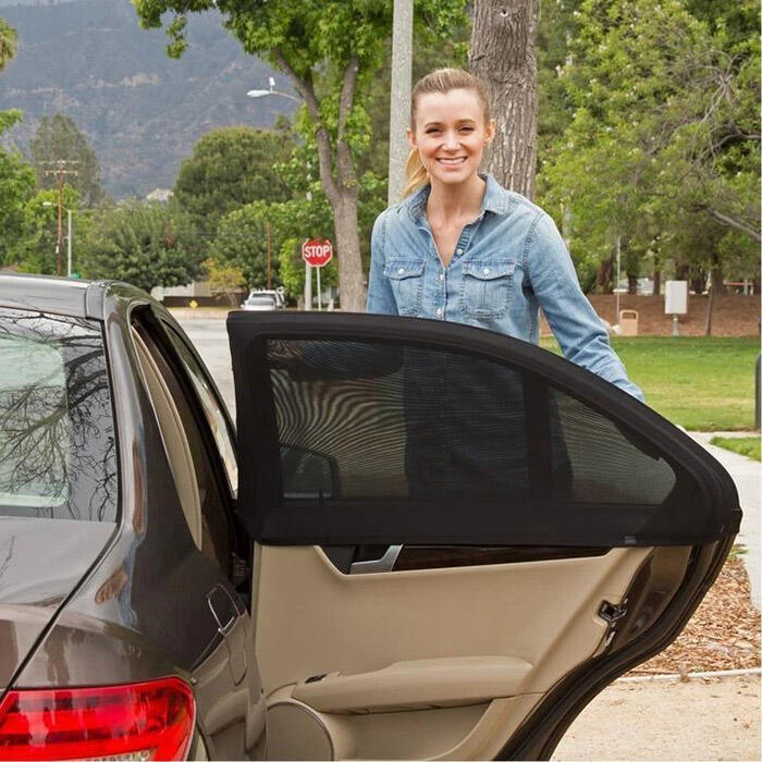 

2Pcs Universal Car Window Sun Shade Curtain, Pattern1;pattern2, 473077