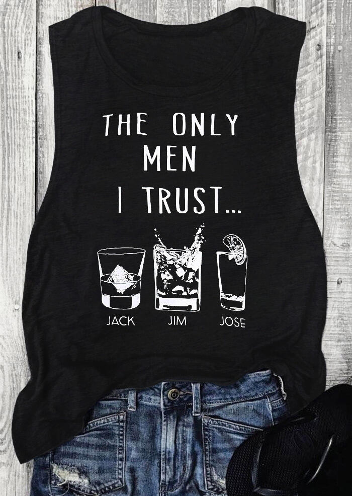 

The Only Man I Trust Tank - Black, 461970