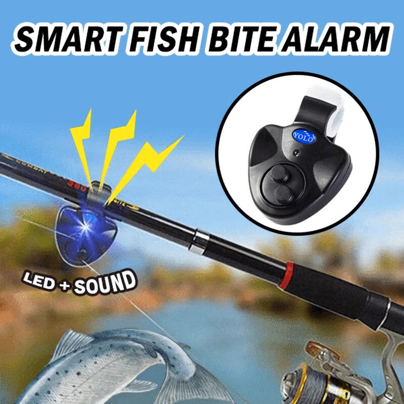 

Smart Fishing Bite Sound Alarm Alert Bell, Black, 477355