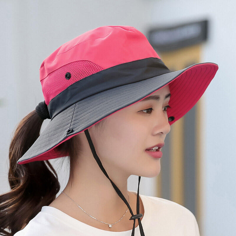 

Foldable Outdoor Sports Sun Shade Hat, Pink;purple;watermelon red, 477548