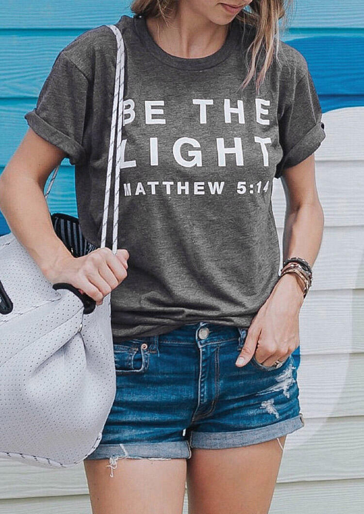 

Tees T-shirts Letter Graphic T-Shirt Tee in Gray. Size