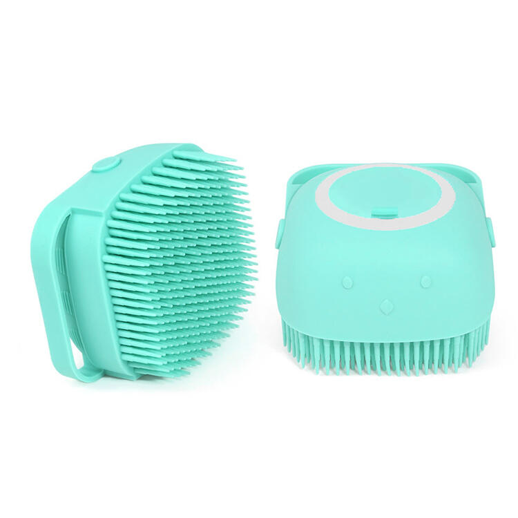

Silicone Exfoliating Bath And Shower Brush, Cyan;light yellow, 478183