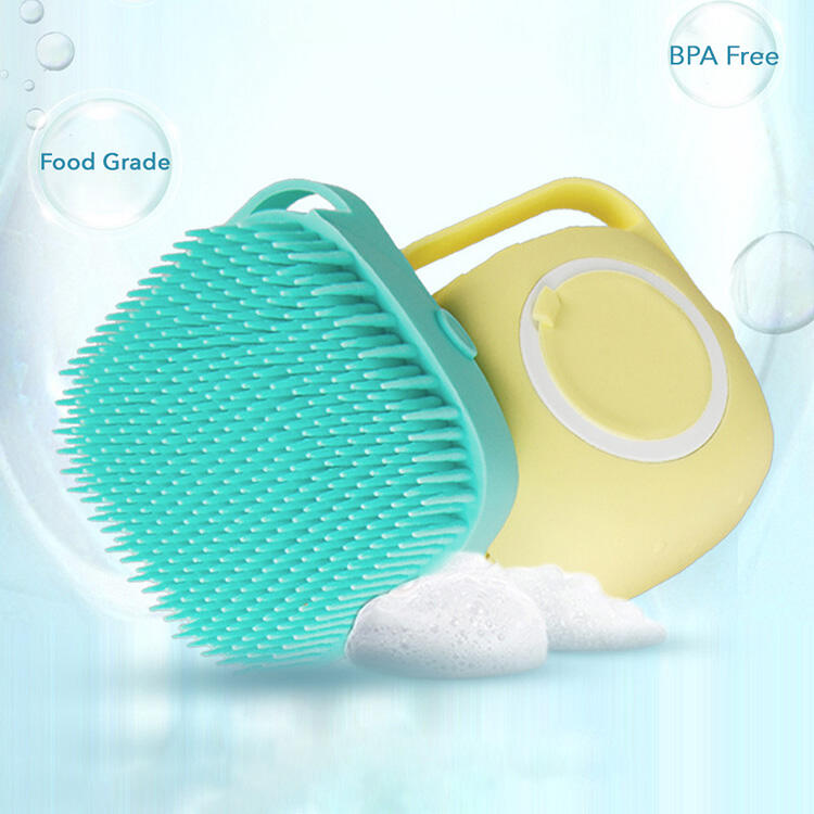 

Bed & Bath Silicone Exfoliating Bath And Shower Brush in Light Yellow. Size