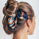 Pearl Bowknot Elastic Hair Band Scrunchie