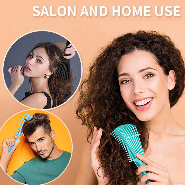 

Hair Accessories Scalp Massage Comb Hair Detangler Brush in Cyan. Size