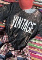 Vintage Bleached O-Neck T-Shirt