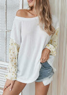 Floral Splicing Blouse