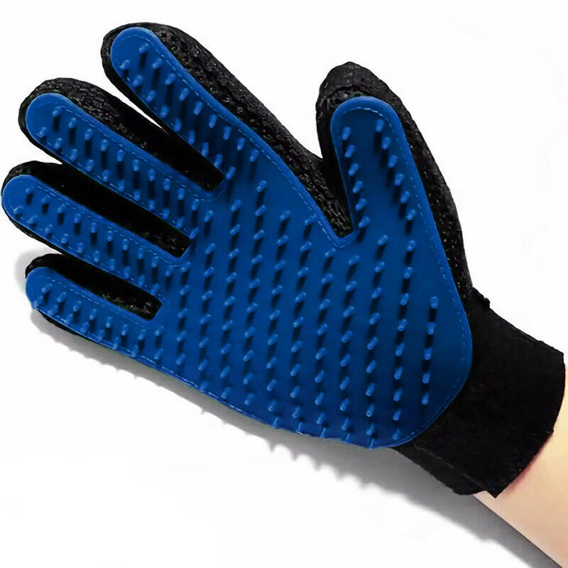 

Pet Grooming Glove Brush, Green;blue, 479735
