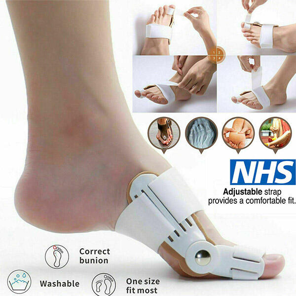 

Adjustable Splint Straightening Corrector Bunion, White, 479741