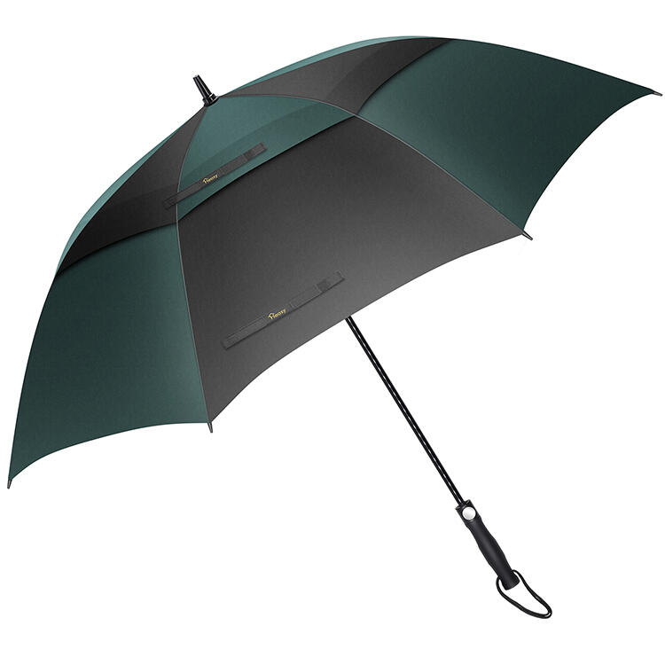 

Windproof Waterproof Double Canopy Golf Umbrella, Green;blue;red, 445336