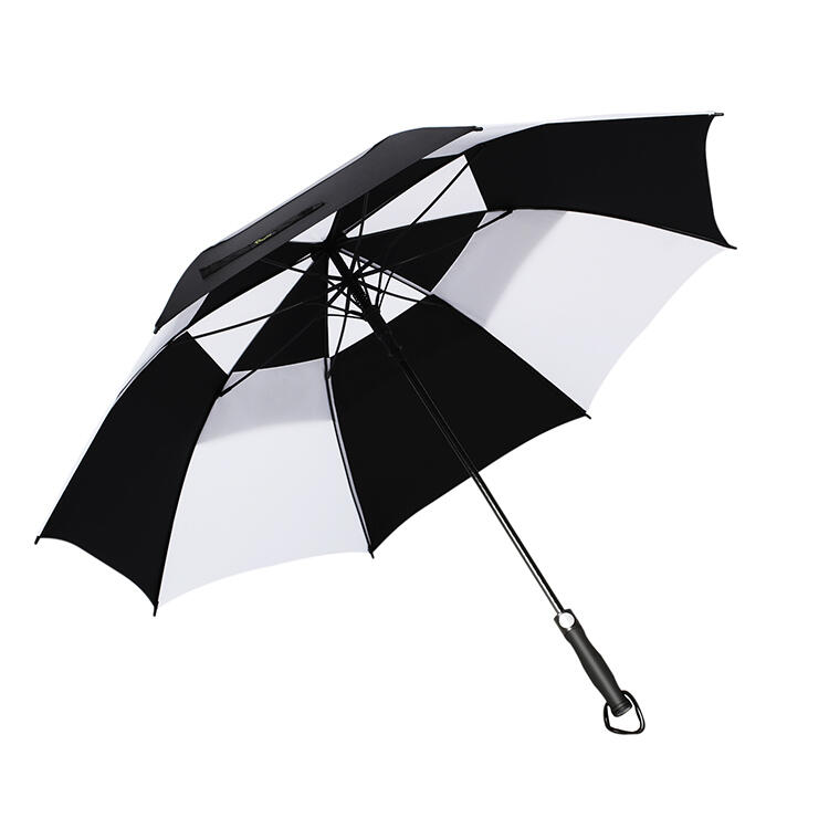 

Windproof Waterproof Double Canopy Golf Umbrella, Green;white;blue;red;yellow, 445338