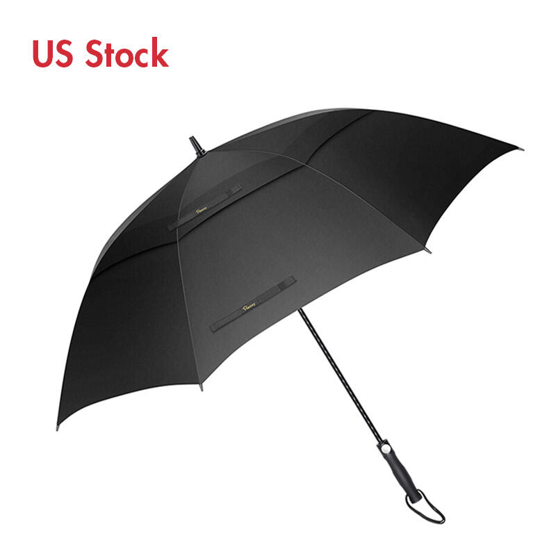 

Outdoor Products 34 Inch Windproof Waterproof Double Canopy Golf Umbrella in Black. Size: 34 Inch