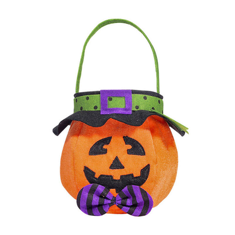 

Halloween Pumpkin Candy Gift Bag, Black;yellow, 480267